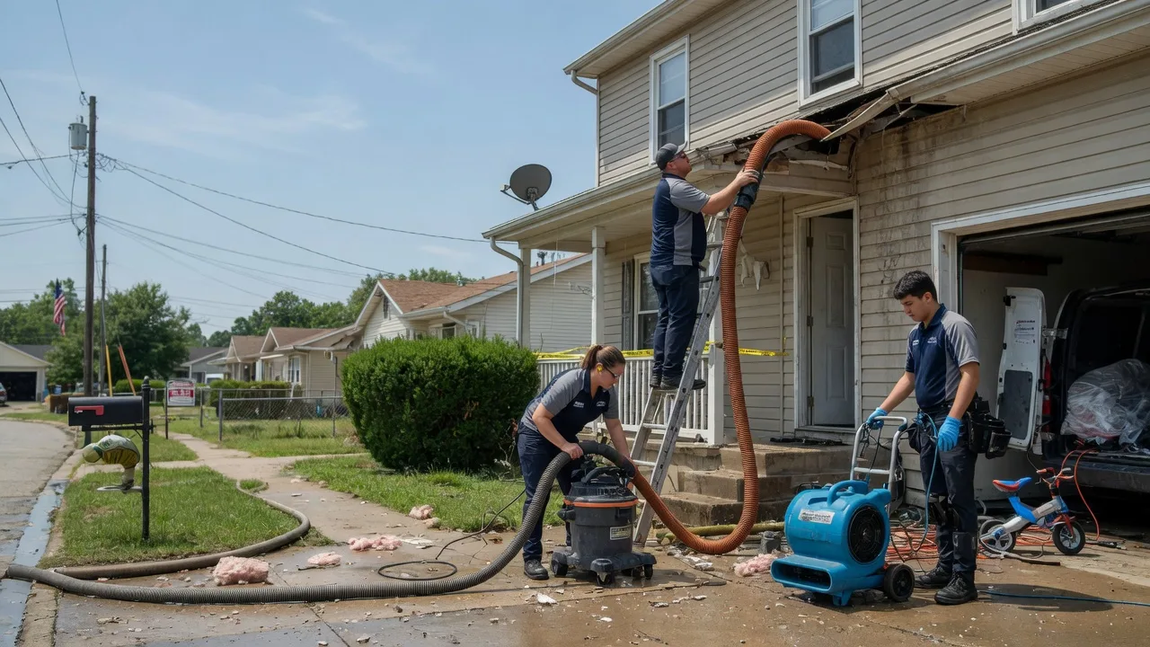Water Damage Restoration in Prescott, KS near me